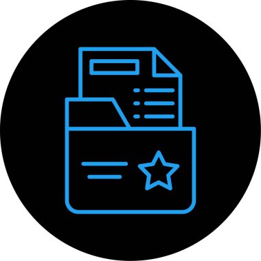 Dosya vektör simgesi modern basit vektör illüstrasyonu