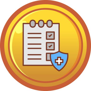 tıbbi dizin vektör simgesi