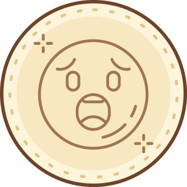 emoji. Web simgesi basit illüstrasyon