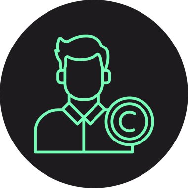 seo modern simgesinin vektör illüstrasyonu