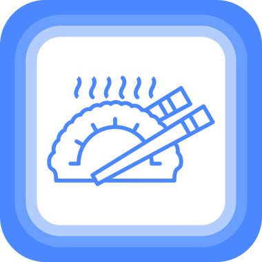 Bir bina simgesinin vektör illüstrasyonu