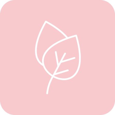 Yaprak ikonu vektör illüstrasyonu