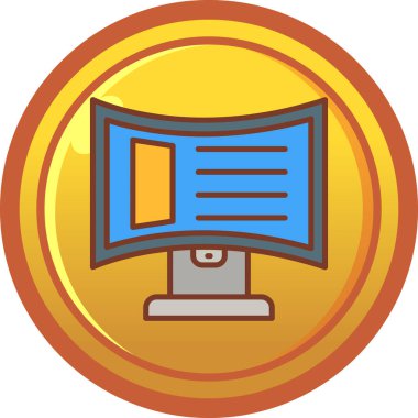 para sikke vektör çizim