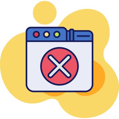 - Hayır. Modern vektör basit illüstrasyon, illüstrasyon