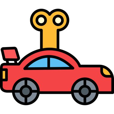 Araba ikonu. özet vektörü