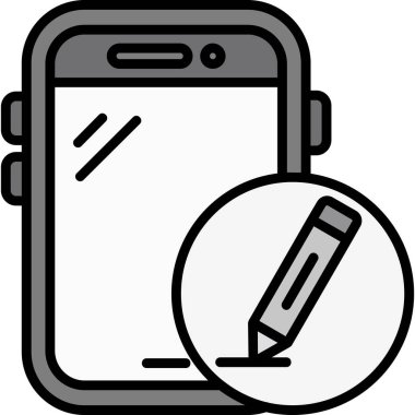 telefon web simgesi basit tasarım