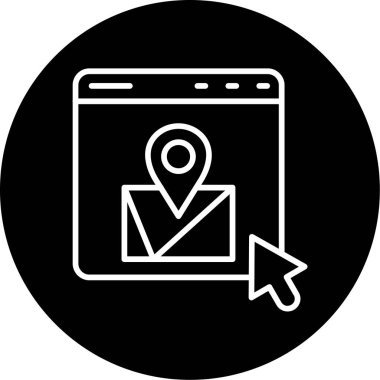 seo modern simgesinin vektör illüstrasyonu