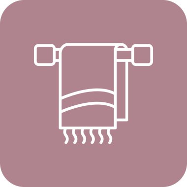 Bir ip simgesinin vektör illüstrasyonu