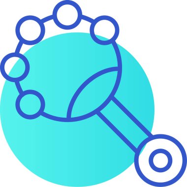 Mavi arkaplanın vektör illüstrasyonu