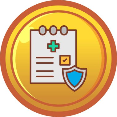 sigorta vektör simgesi modern basit vektör illüstrasyonu