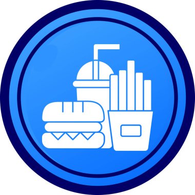 Gıda simgesinin vektör illüstrasyonu