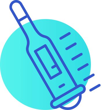 Şişe. Web simgesi basit illüstrasyon