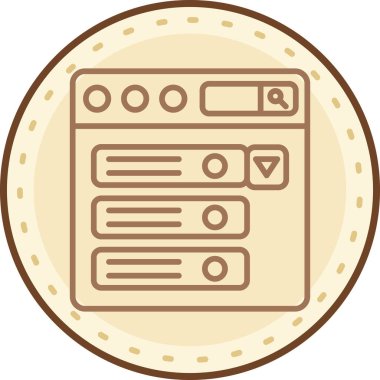 Kredi kartının vektör çizimi