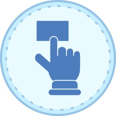 el simgesi vektör illüstrasyonu