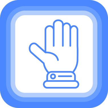 Dokunmatik ekran simgesinin vektör illüstrasyonu