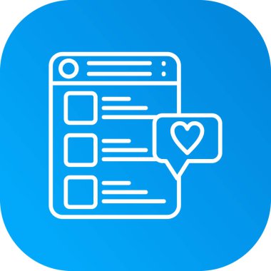 Sohbet simgesi soyut arkaplanda izole edildi