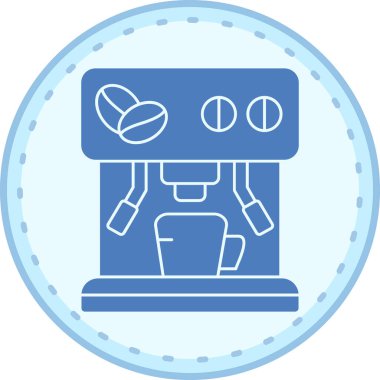 Makine simgesi, vektör illüstrasyonu