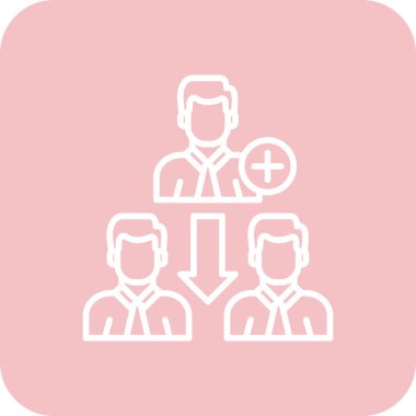 İnsan simgesinin vektör illüstrasyonu