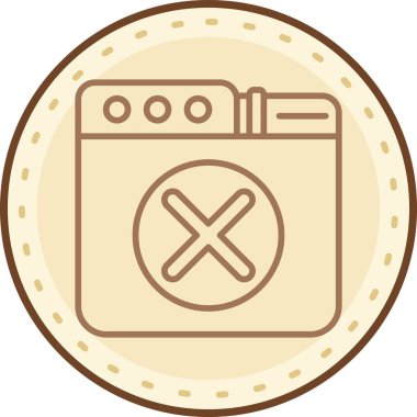 Mutfak. Web simgesi vektör illüstrasyonu