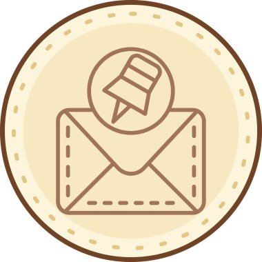 e- posta simgesi vektör illüstrasyonu