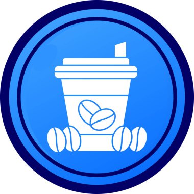 Kahve fincanı. Basit tasarım