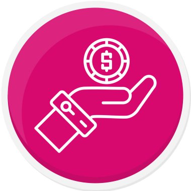 el simgesi vektör illüstrasyonu