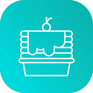 Alışveriş sepeti ikonu. vektör illüstrasyonu