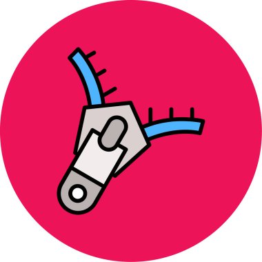 Bir araba simgesinin vektör illüstrasyonu