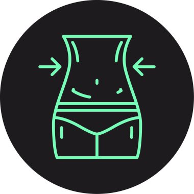 Bir yüzme havuzu simgesinin vektör çizimi