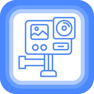 Seo web simgesinin vektör illüstrasyonu