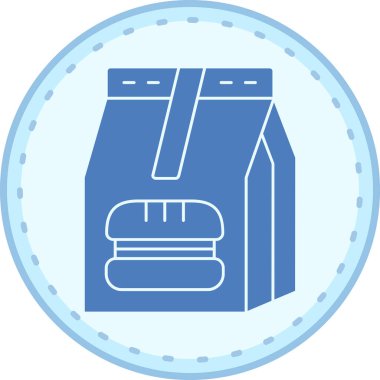 Gıda simgesinin vektör illüstrasyonu