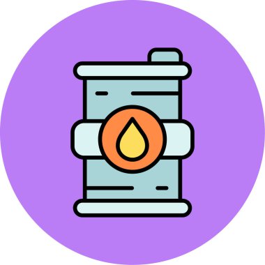 Yağ fıçısı. Web simgesi