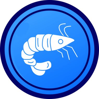 Istakoz simgesi beyaz arkaplanda izole edildi. Renkli taslak konsepti. Vektör.