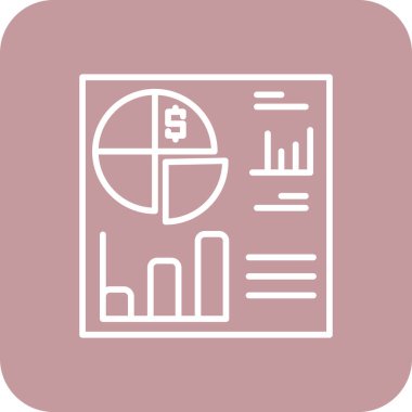 Bir grafiğin vektör simgesi