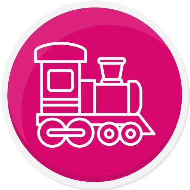 tren simgesi vektör illüstrasyonu