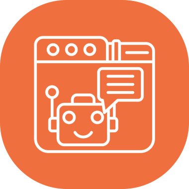 video. Web simgesi basit illüstrasyon