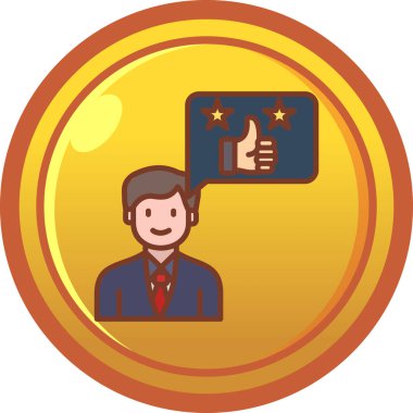 İş adamı vektör illüstrasyonuName