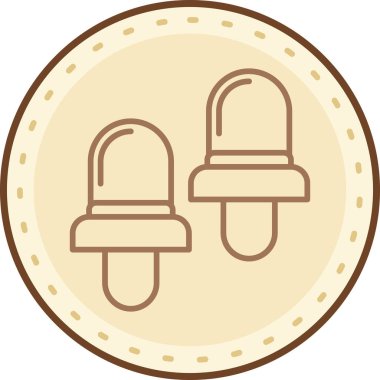 Şapka. Web simgesi basit illüstrasyon