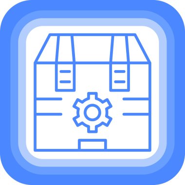 kutu gönderme simgesi ana hatları biçiminde