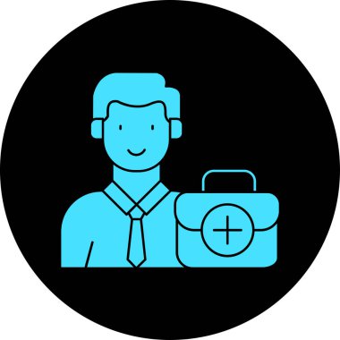 Çanta. Web simgesi basit tasarım