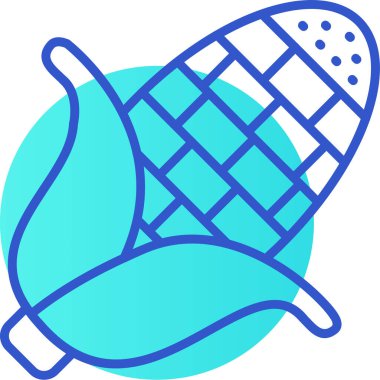 Dondurma. Web simgesi basit illüstrasyon