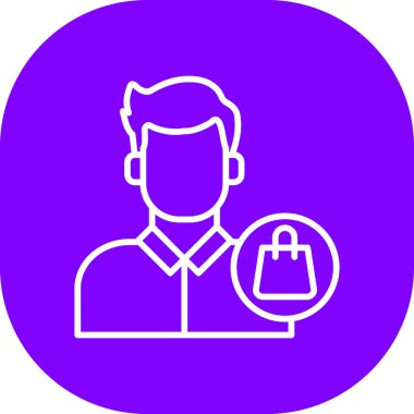 alışveriş simgesi vektör illüstrasyon tasarımı