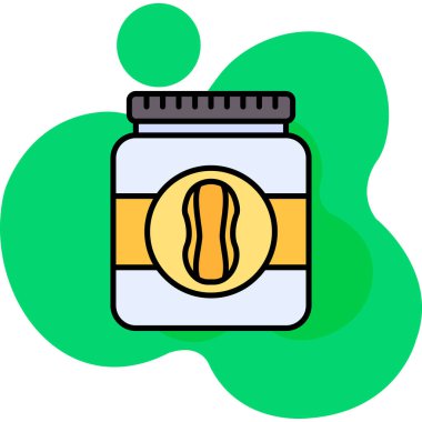 kapsül kapsül simgesi ana hat biçiminde