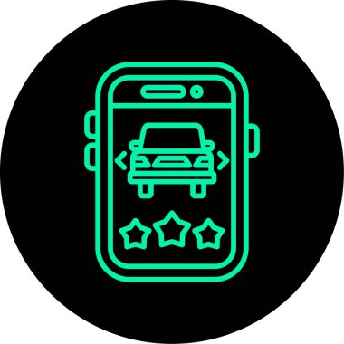 Projeniz için vektör taksi simgesi