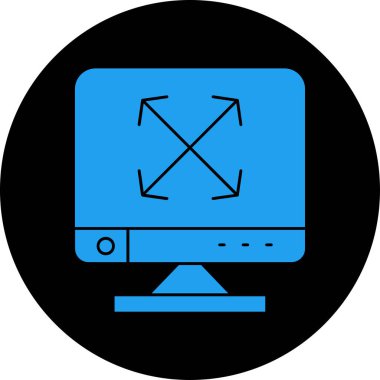 Seo simgesinin vektör illüstrasyonu