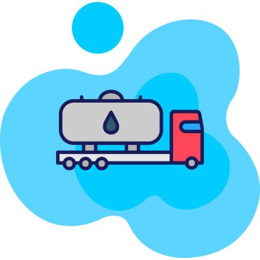 araba yağı bırakma ikonu vektör illüstrasyonu