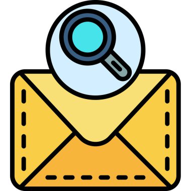 e- posta simgesi, vektör illüstrasyonu