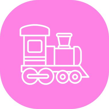 tren simgesi vektör illüstrasyonu