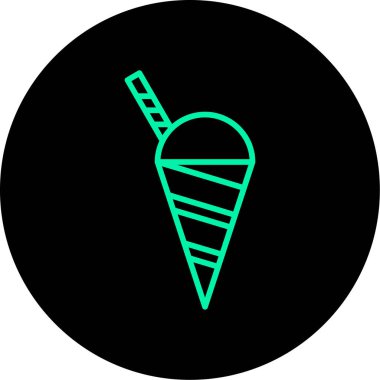 Eşsiz Şemsiye Vektör Kabartma Simgesi