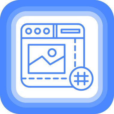 mobil uygulama web simgesi basit tasarım